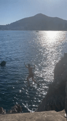 Beach day captured along Montenegro's Adriatic coast in Budva