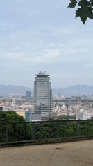 Barcelona cityscape and APOLO building documented by witnesses