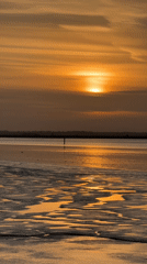 Sunset scenes captured across Great Yarmouth coastal area