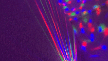 Multicolor laser light show recorded in Beryozovka room