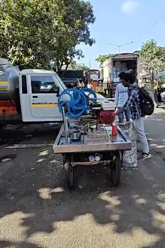 Mumbai street vendors and shops conduct normal business operations