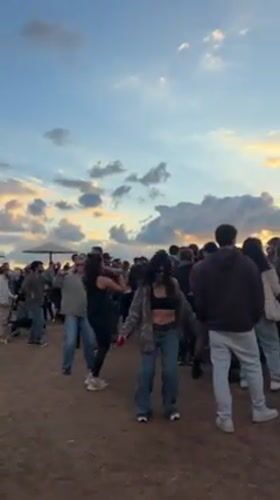 Outdoor music gathering draws crowds to Tel Aviv waterfront