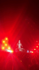 Giant illuminated sculpture anchors cosmic-themed festival stage in Montenegro