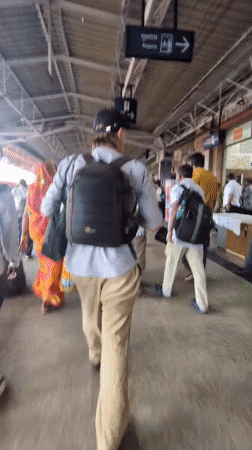Agra Cantonment station buzzing with travelers and street life