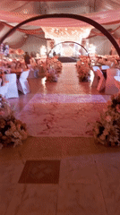 Wedding reception preparations documented in Jos, Nigeria
