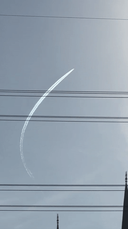 Morning moments in Esenyurt: contrails, mosque views, child eating