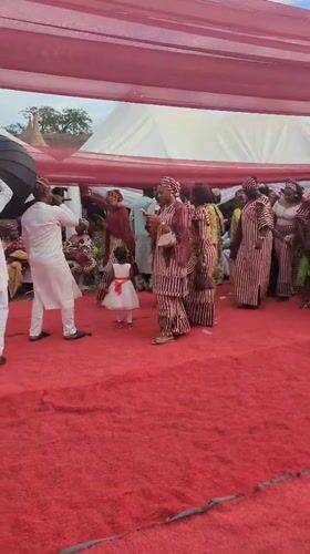 Traditional wedding celebration with drumming and dancing in Kabala