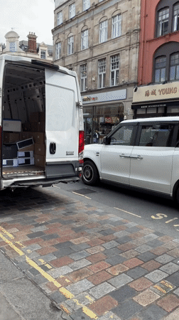 Ordinary morning activities documented across central London