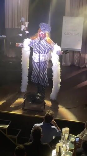 Drag performers stage elaborate show in Paris venue