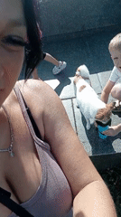 Lazy park afternoon in Chuhuiv with kids, a dog, and a cat