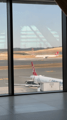 Busy afternoon at Istanbul Airport, gates and ground ops in motion