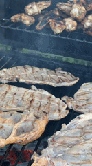 Barbecue cooking observed in Esch-sur-Alzette, Luxembourg
