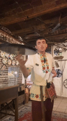 Traditional Ukrainian cooking and cultural exhibits documented in Ternopil