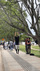 Park visitors gather for recreation, acrobatics in Da Lat
