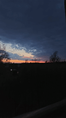 Evening sunset and dinner documented in Hrodna, Belarus