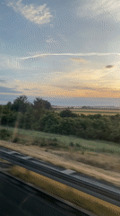 Rural sunset scenes documented in Serbian countryside