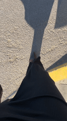 Person in thigh-high boots filmed walking in Saint Petersburg