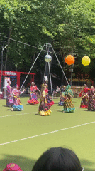Children's cultural festival features dance performances in Stavropol park