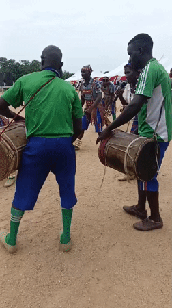 Traditional ceremonies and cultural performances documented in Takau, Nigeria