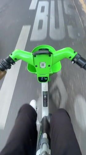 Electric scooter and Dott e-bike on Paris streets