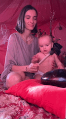 Indoor family gatherings recorded in decorated spaces in Balashikha