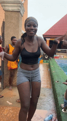 Young people gather for poolside party in Nkpor Nigeria
