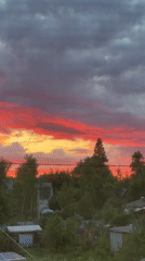 Evening scenes captured across residential and natural landscapes