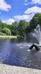 Tallinn park fountain with bronze sculptures documented by witnesses