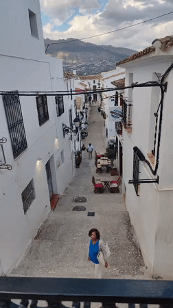 Witness captures Mediterranean street scenes in historic Altea, Spain