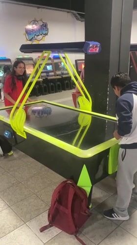 Evening entertainment captured at La Paz arcade and cinema