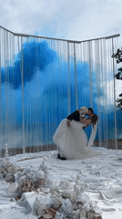 Lakeside wedding ceremony in Osipovo, Russia
