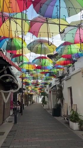 George Town's heritage streets and waterfront on a cloudy afternoon