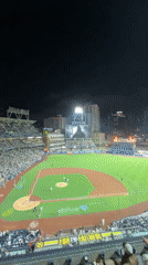 Night game energy at a packed San Diego ballpark