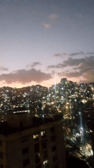 Evening documented in Caracas residential neighborhood, May 2026