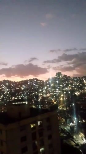 Evening documented in Caracas residential neighborhood, May 2026