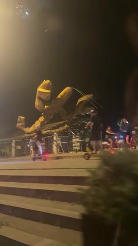 Barcelona at night: plazas, scooters, and city streets