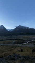 Mountain景観 captured from elevated viewpoint in Ushuaia, Argentina