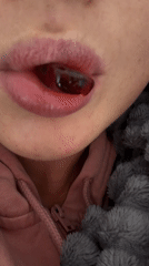 Saint Petersburg resident documents quirky afternoon with candy accessories