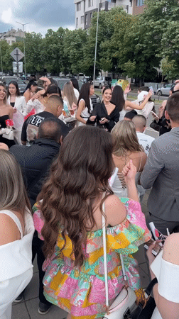 Graduation celebration draws formally dressed youth to Blagoevgrad streets