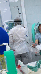Dialysis treatment documented at Chaikovsky medical facility