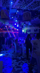 Nightclub scene captured in Plovdiv with dancing, confetti
