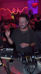 DJ performs at North Kuta bar during Friday night
