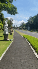 Morning documentation of Balinese architecture and grounds in Kuta Selatan