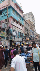 Morning market activity documented across multiple Dhaka locations