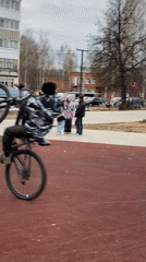 Folk Performance and Playground Activities Documented in Noviy, Russia