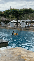 Resort scenes documented in Kuta Selatan, Indonesia