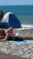 Summer beach day in Sochi: sun, parasails, and Black Sea vibes