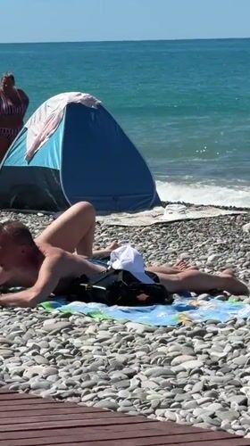Summer beach day in Sochi: sun, parasails, and Black Sea vibes