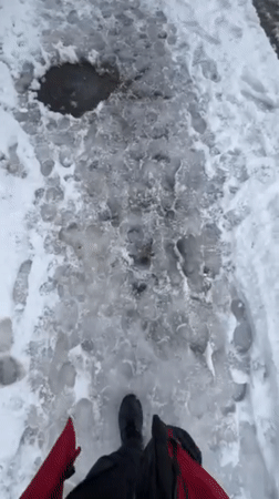 Heavy snowfall blankets Tbilisi streets and vehicles