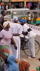 Daily market activity captured in Bukuru, Nigeria streets
